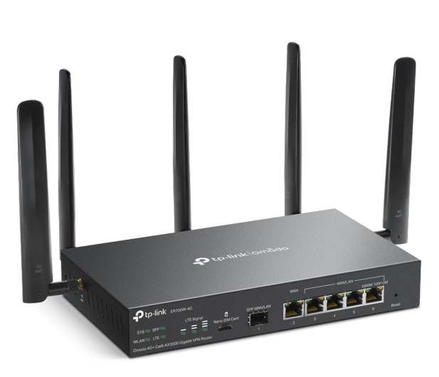 TP-LINK ER706W-4G LTE WiFi AX3000 VPN ER706W-4G LTE cat. 6 (Omada) - 1272471 - zdjęcie 2